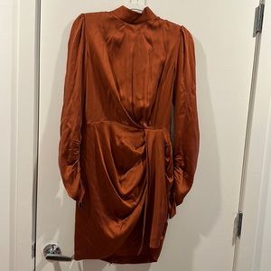 Zimmerman Espionage silk drape dress- size 1